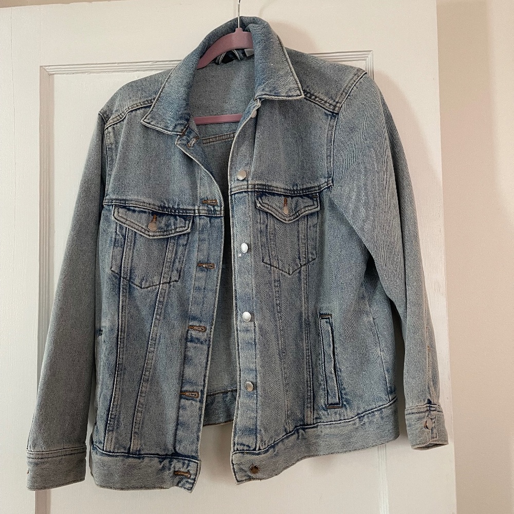 Oversized denim jacket